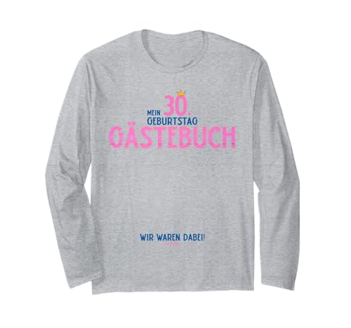 Comprar Libro visitas para 30 cumpleaños [2021] – Regalo para año 1991 Promoción Manga Larga Ofertas 2024 | regaloscumple.com