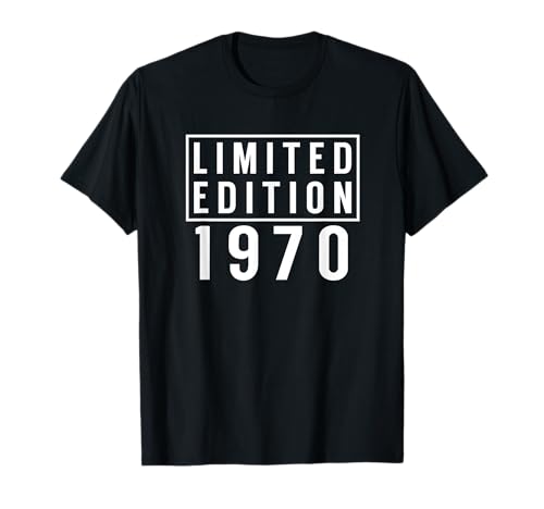 Consigue ahora 52 Edición limitada regalo Ideas para regalar cumpleaños 1970 Camiseta Rebajas 2024 | regaloscumple.com
