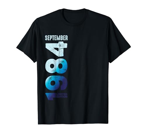 Comprar Septiembre 1984 Edición Limitada Año 1984 Retro 1984 Cumpleaños Vintage Camiseta Rebajas 2024 | regaloscumple.com