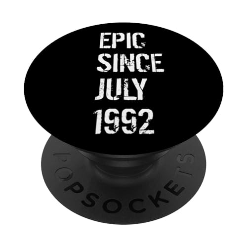 Comprar 32 Cumpleaños Hombres Mujeres Nacidos Julio 1992 PopSockets PopGrip Intercambiable Top Regalos Precio 2024 | regaloscumple.com