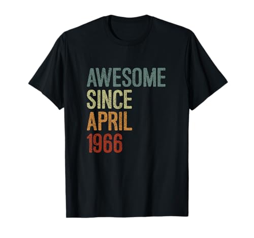 Comprar Impresionante desde abril BlackFriday 1966 regalo cumpleaños divertido retro Camiseta Top Precio 2024 | regaloscumple.com