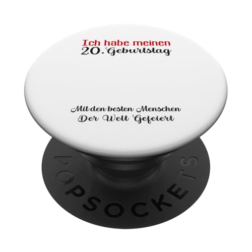 Comprar 20. Geburtstag 20 th Birthday Firma 20 Cumpleaños PopSockets PopGrip BlackFriday Adhesivo Top Precio 2024 | regaloscumple.com