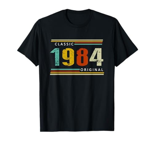 Consigue ahora Cumpleaños Navidad Classic of 1984 Original Retro Vintage Camiseta Ofertas 2025 | regaloscumple.com
