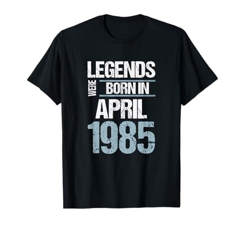 Comprar Las leyendas nacieron en abril 1985 Cumpleaños Navidad Camiseta Top Precio 2024 | regaloscumple.com