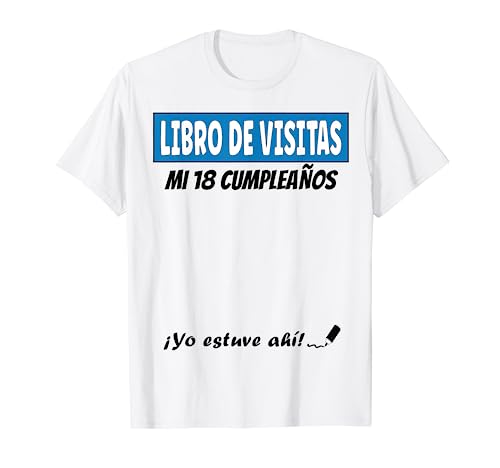 Consigue ahora Libro De Visitas - 18 Años Cumpleaños BlackFriday Divertido Regalo 2003 Camiseta Rebajas 2024 | regaloscumple.com