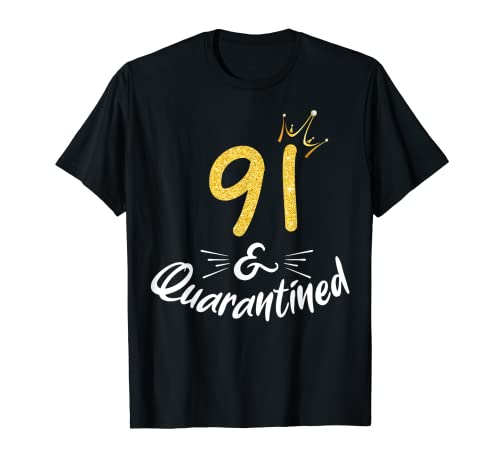 Comprar 91 Y Cuarentena Regalo la reina Catálogo del cumpleaños 91 Camiseta Rebajas 2025 | regaloscumple.com