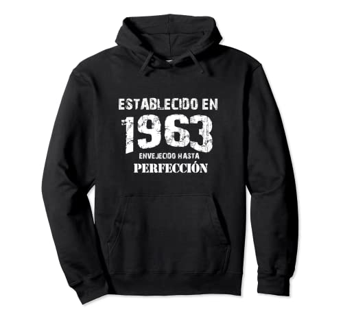 Consigue ahora Cumpleaños 1963 Sudadera con Capucha BlackFriday Rebajas 2024 | regaloscumple.com