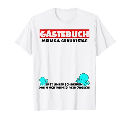 Consigue ahora Libro visitas alternativo 54 cumpleaños libro Promoción visitas Camiseta Top Precio 2024 | regaloscumple.com