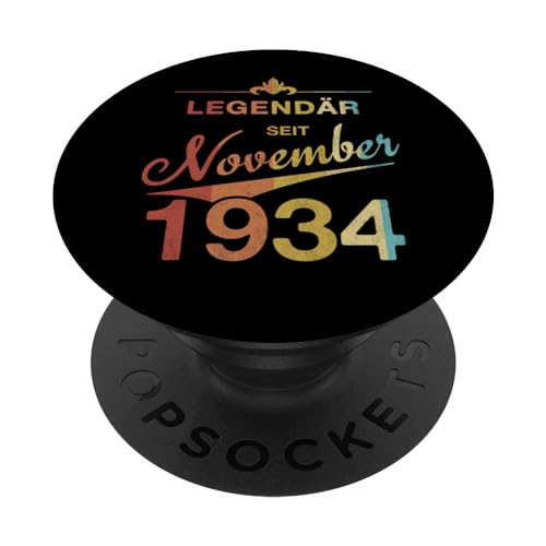 Comprar 90 cumpleaños Nacido en Noviembre 1934 Vintage BlackFriday 90 años PopSockets PopGrip Intercambiable Top Precio 2024 | regaloscumple.com