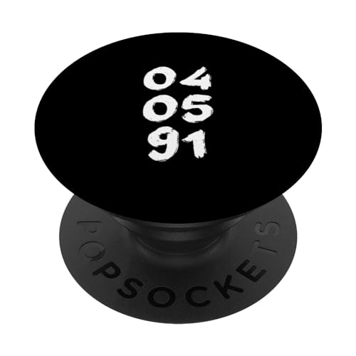 Comprar 04.05.91 - Diseño Cumpleaños fecha nacimiento con día nacimiento.Mes.Año PopSockets PopGrip Intercambiable Rebajas 2023 | regaloscumple.com