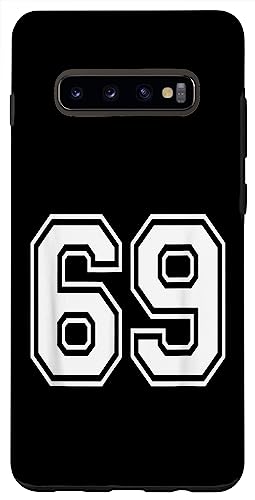 Consigue ahora Carcasa para Galaxy S10+ Camiseta deportiva Promoción cumpleaños número 69 para fanáticos del atleta Ofertas 2024 | regaloscumple.com