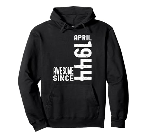 Comprar Impresionante desde abril 1944 nacido en abril Ideas para regalar 1944 cumpleaños Sudadera con Capucha Ofertas 2025 | regaloscumple.com