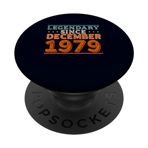 Comprar Legendario desde diciembre 1979 Retro Vintage Fiesta cumpleaños PopSockets Catálogo PopGrip Intercambiable Top Precio 2024 | regaloscumple.com