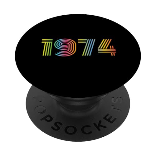 Comprar Navidad Funky 1974 Original Vintage Cumpleaños Est Edición 1974 PopSockets PopGrip Adhesivo Ofertas 2025 | regaloscumple.com
