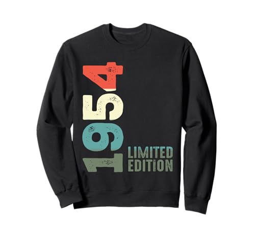 Comprar 1954 Edición Limitada 1954 Cumpleaños Navidad Sudadera Ofertas 2024 | regaloscumple.com