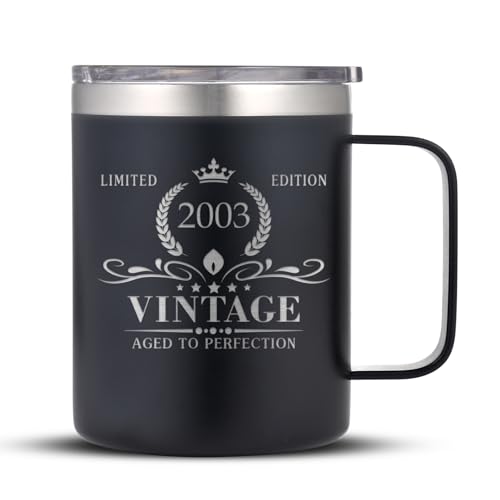 Comprar Triwol Regalos cumpleaños 2003 para hombres y mujeres divertida taza café Promoción 21 cumpleaños para papá hijo marido hermano regalo cumpleaños 21 para él regalo cumpleaños 21 años Top Precio 2024 | regaloscumple.com