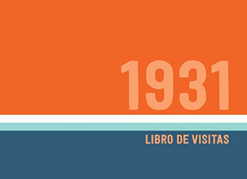 Comprar 1931 Libros Visitas: Libro visitas para fiestas cumpleaños estilo retro para Cumpleaños que la familia y los amigos inserten saludos y mensajes | 100 páginas Rebajas 2024 | regaloscumple.com