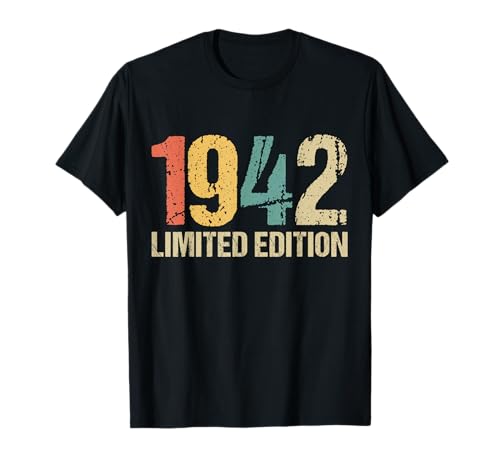 Comprar 80 cumpleaños Promoción señoras hombres 80 años 1942 divertido regalo Camiseta Rebajas 2024 | regaloscumple.com