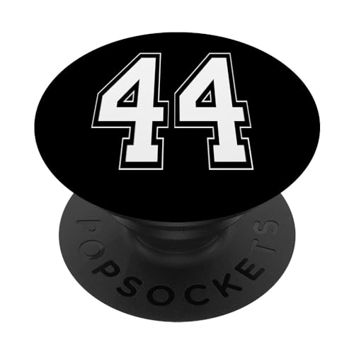 Comprar Camiseta numerada del equipo Cumpleaños del jugador deportivo del número 44 para regalo cumpleaños PopSockets PopGrip Intercambiable Ofertas 2025 | regaloscumple.com