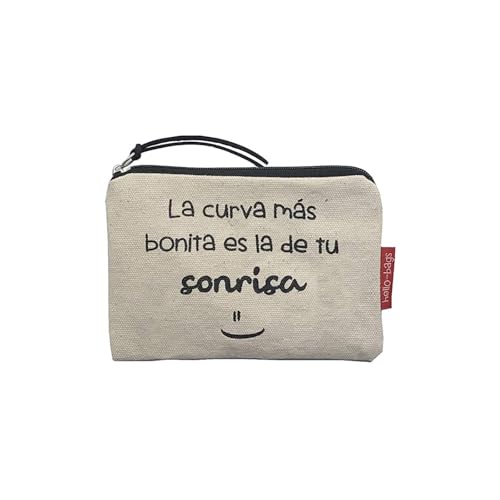 Consigue ahora Hello-Bags. Bolso Monedero/Billetero/Tarjetero. Cremallera y Forro Interior. Modelo: LA Curva. Catálogo Color: Crudo. 14 * 10 cm. Rebajas 2024 | regaloscumple.com