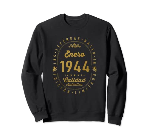 Consigue ahora 79 años Cumpleaños Las Leyendas nacen en Enero Regalos 1944 Sudadera Ofertas 2024 | regaloscumple.com