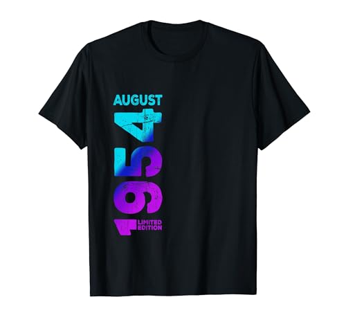 Oferta Edición Agosto Año Retro Camiseta
