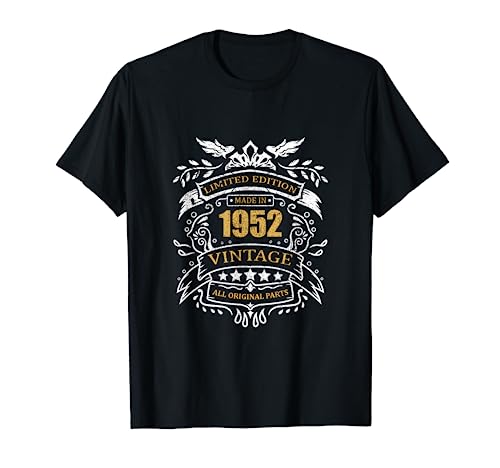 Comprar Navidad Limited Edition 71 Cumpleaños Idea Del Regalo Vintage 1952 Camiseta Top Precio 2025 | regaloscumple.com