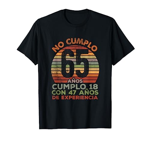 Oferta 65 Cumpleaños Nacido 1956 65 Camiseta