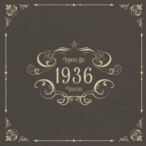 Consigue ahora 1936 Libros Visitas: Libros visitas para fiestas cumpleaños estilo Regalos vintage para que la familia y los amigos inserten saludos y mensajes | 100 páginas Ofertas 2024 | regaloscumple.com