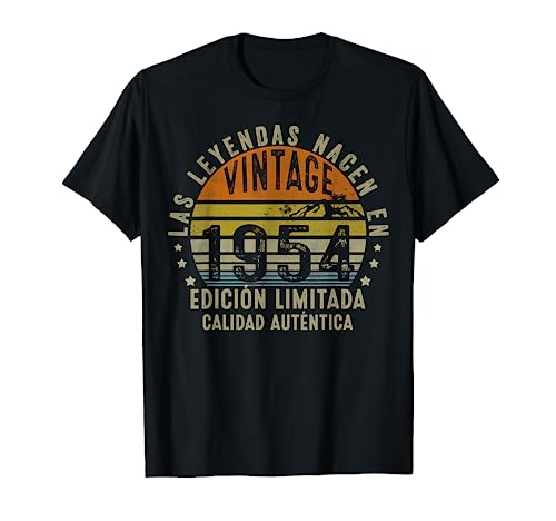 Oferta Las Nacen 1954 Años Hombre Camiseta