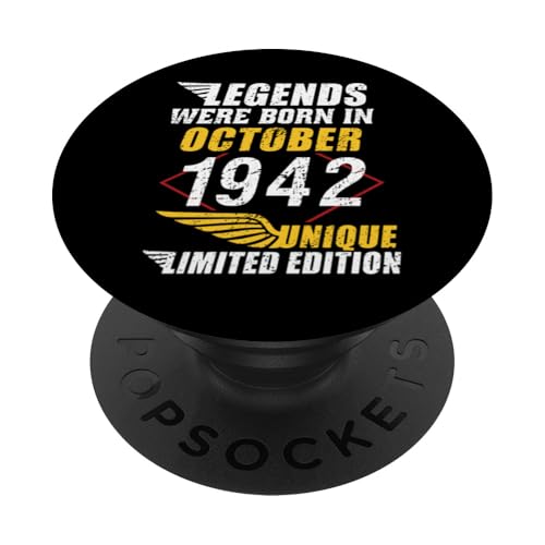 Comprar Cumpleaños Cumpleaños Octubre 1942 Edición Limitada Regalo Used Vintage PopSockets PopGrip Adhesivo Ofertas 2024 | regaloscumple.com