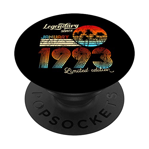 Consigue ahora 30. Cumpleaños 30 Legendario Desde Enero De 1992 Catálogo Regalo. PopSockets PopGrip Intercambiable Ofertas 2024 | regaloscumple.com