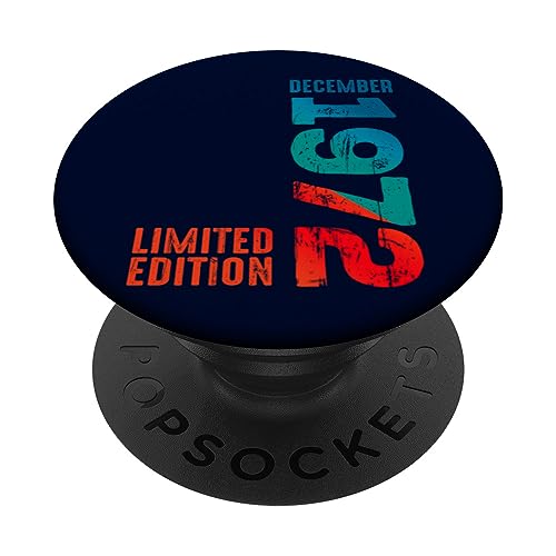 Consigue ahora 1972 Edición limitada 1972 diciembre 1972 Año 1972 Retro 1972 Cumpleaños PopSockets PopGrip Intercambiable Rebajas 2024 | regaloscumple.com
