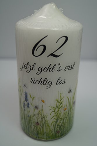 Comprar Vela cumpleaños número Promoción 62 Rebajas 2025 | regaloscumple.com