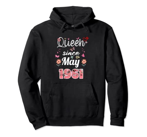 Consigue ahora Impresionante desde mayo 1961 flores 1961 cumpleaños mayo Ideas para regalar Sudadera con Capucha Rebajas 2023 | regaloscumple.com