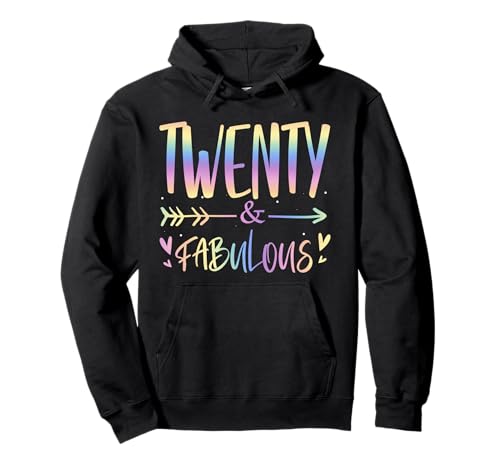 Consigue ahora Twenty Catálogo And Fabulous Tie Dye para niñas 20 años Sudadera con Capucha Rebajas 2024 | regaloscumple.com