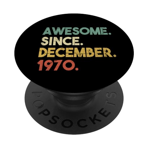 Consigue ahora 54 BlackFriday años - Impresionante desde diciembre 1970 PopSockets PopGrip Intercambiable Rebajas 2024 | regaloscumple.com