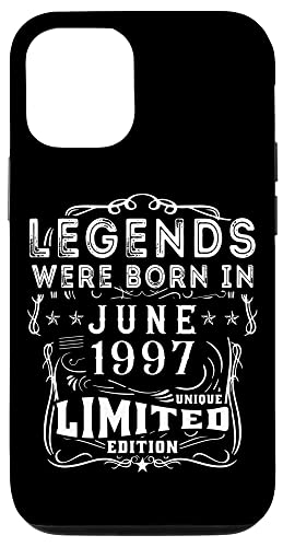 Consigue ahora Carcasa para iPhone 12/12 Pro Cumpleaños Junio 1997 Edición Limitada Promoción Regalo Legend June Rebajas 2024 | regaloscumple.com