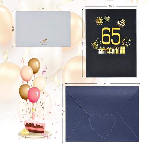 Top Precios Tarjeta 65 Pop - Cumpleaño 3D, Divertidos NiñA, Sobre, Para Madre, Novio,