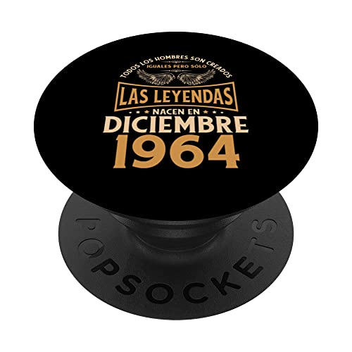 Comprar Cumpleaños Hombre Regalos Las Leyendas Diciembre 1964 PopSockets PopGrip Intercambiable Promoción Ofertas 2025 | regaloscumple.com