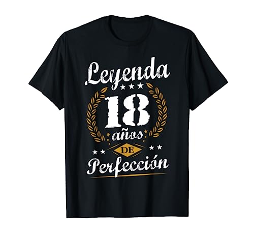 Comprar Leyenda 18 Años Catálogo Perfección Cumpleaños 18 Camiseta Top Precio 2024 | regaloscumple.com