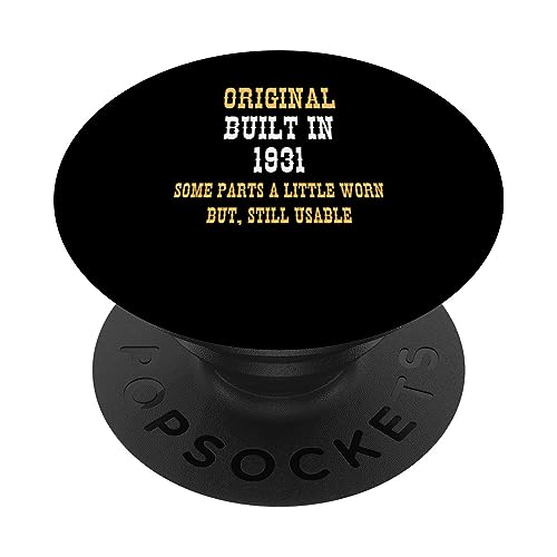 Consigue ahora Nacido en 1931 vintage cumpleaños año clásico celebración Promoción PopSockets PopGrip Intercambiable Rebajas 2024 | regaloscumple.com