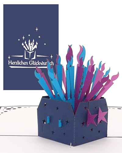 Comprar Tarjeta cumpleaños Pop Up "Velas cumpleaños" tarjeta felicitación 3D para cumpleaños y santo como regalo vale regalo y Cumpleaños paquete regalo Ofertas 2024 | regaloscumple.com