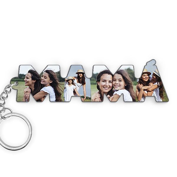 Comprar Transparent Gift Llavero Personalizado con Cuatro Fotos en Letras Mamá. Regalo Día Promoción la Madre. Llaveros Personalizados con Foto. Regalos Originales para Mujer. Regalos para Madres en Cumpleaños Rebajas 2025 | regaloscumple.com