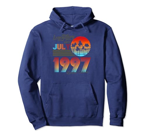 Comprar Cumpleaños legendario desde julio 1997. Ideas para regalar Sudadera con Capucha Top Precio 2025 | regaloscumple.com