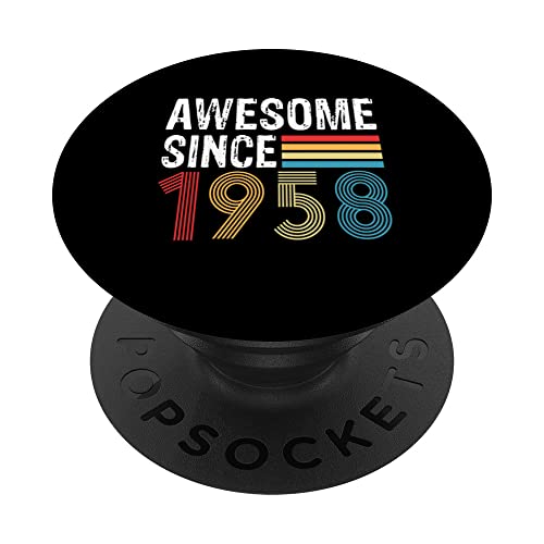 Comprar Impresionante Desde 1958 Cumpleaños BlackFriday 1958 Vintage 1958 PopSockets PopGrip Intercambiable Ofertas 2025 | regaloscumple.com