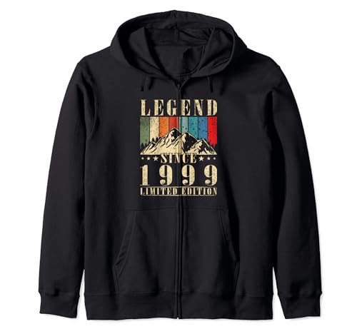 Consigue ahora 25 vendimia Promoción Hombre Mujer 25 años Vintage Leyendas 1999 Sudadera con Capucha Top Precio 2024 | regaloscumple.com