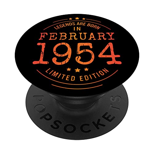 Consigue Catálogo ahora Cumpleaños Febrero 1954 Edición Limitada Regalo February PopSockets PopGrip Intercambiable Rebajas 2024 | regaloscumple.com