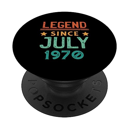 Comprar Regalos Leyenda Desde Julio 1970 Retro 53 Cumpleaños 53 Años PopSockets PopGrip Intercambiable Top Precio 2025 | regaloscumple.com
