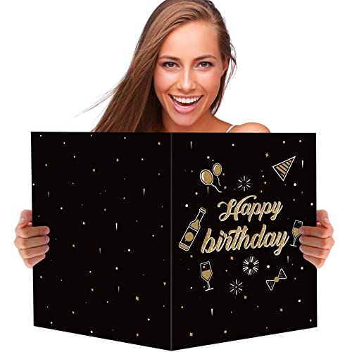 Comprar BOFUNX Tarjetas Felicitación Cumpleaños Postal Promoción Original Grande Carta Felicitaciones Regalo para Feliz Cumpleaños a Familias Amigos Niños 35x27 5cm Top Precio 2024 | regaloscumple.com